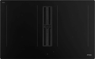 Варочная панель со встроенной вытяжкой Smeg HOBD382N2