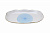 26FC-TAROV-MISTERO-30GOL Тарелка овальная MISTERO голубая 30см (6)