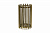 95IM-1613L Подсвечник металлический цвет золото d16*30см