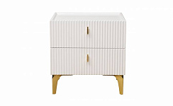 GD-00003 Тумбочка прикроватная Doria белая 50*40*55см