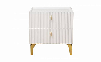 GD-00003 Тумбочка прикроватная Doria белая 50*40*55см