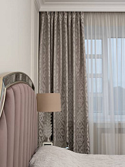 121GD-00041 Портьера Ориент сер (Orient ser)300*260