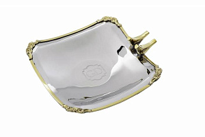 95IM-0072 Блюдо квадратное на ножках 