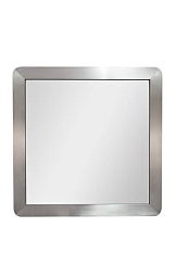 58DB-04803 Зеркало рама нерж.сталь/мат.никель 110*110*7,5см