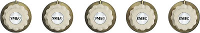 Набор ручек для варочных поверхностей Smeg 5MP700PO