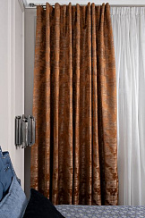 121GD-00006/1 Портьера Бромли (Bromley) оранжевый 275*260