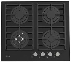 Газовая стеклянная варочная панель Korting HGG 6825 CTN