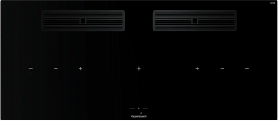 Индукционная варочная поверхность с вытяжкой Kuppersbusch KMI 12850.0 SR-E Black Chrome