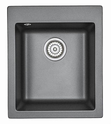 EMAR Quartz EMQ-1415.Q гранитная мойка, Оникс. Система слива, сифон, чаша (чаши) выпуска, герметик, 