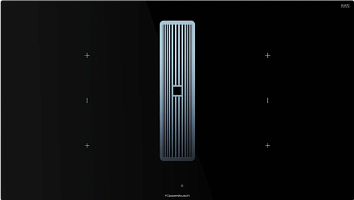 Индукционная варочная панель с вытяжкой Kuppersbusch KMI 9350.0 SR Stainless steel