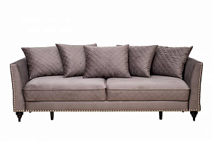 Диван Sorrento 230M трехм. раскл.,велюр сер.Colt017 230*101*86