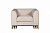 102AN-20491 Кресло Lucerne велюр бежевое 110*86*75см
