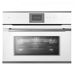 Компактный духовой шкаф с микроволнами Kuppersbusch CBM 6550.0 W3 Silver Chrome