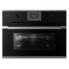 Компактный духовой шкаф с микроволнами Kuppersbusch CBM 6350.0 S3 Silver Chrome