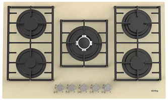 Газовая стеклянная варочная панель Korting HGG 9835 CTB