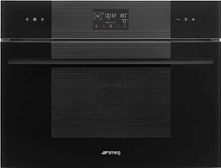 Компактный духовой шкаф с паром Smeg SO4102S3B3