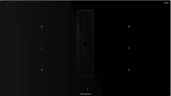 Индукционная варочная панель с вытяжкой Kuppersbusch KMI 9350.0 SR Black Chrome