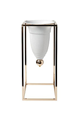 2K389267-G Подставка под цветы d24*60cм, цвет золото