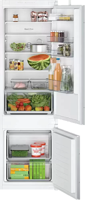 Встраиваемый двухкамерный холодильник Bosch KIV87NSE0