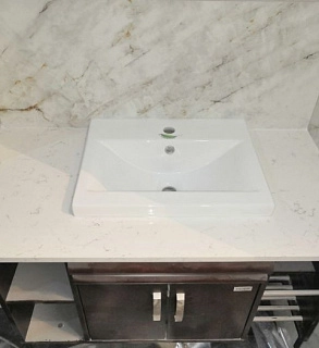 Столешница на тумбу в ванную комнату