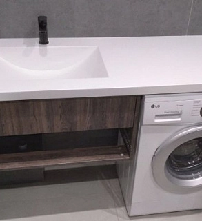 Мойка в форме улыбки