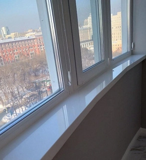 Подоконник из искусственного камня