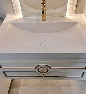 Мойка в форме улыбки 