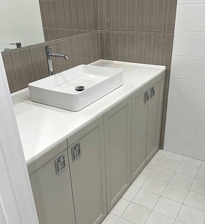 Столешница на тумбу в ванную комнату