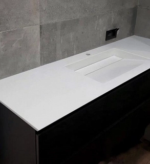 Односкатная мойка с щелевым сливом