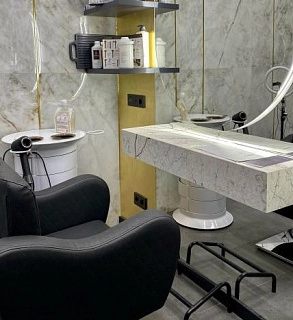 Столешница в зону парикмахерской центр красоты 