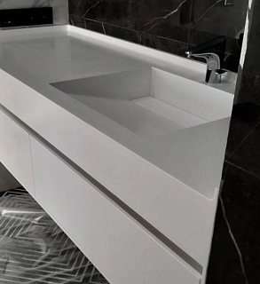 Односкатная мойка с щелевым сливом