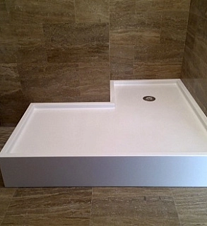 Душевой поддон из камня