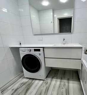 Подвесная тумба с интегрированной раковиной 