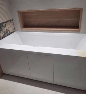 Экран на ванну из искусственного акрилового камня