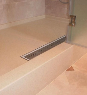 Душевой поддон из камня